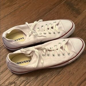 Converse White Canvas Sneakers